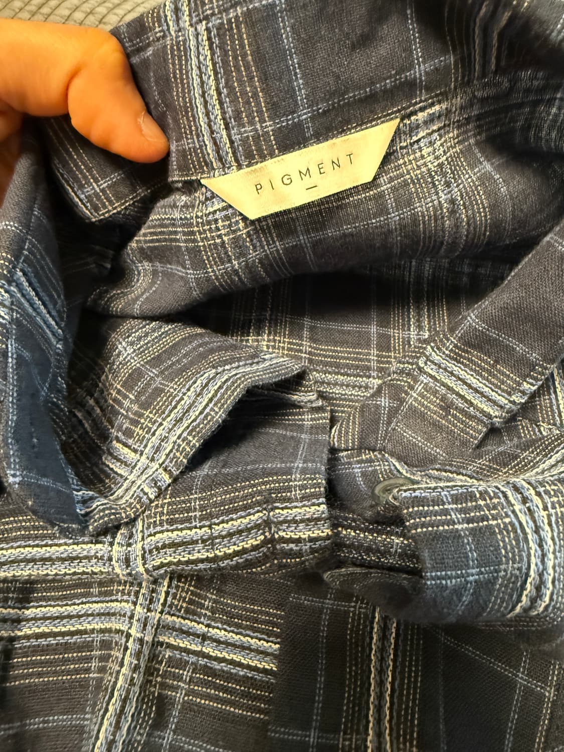 피그먼트 체크셔츠 FREE 상품이미지2