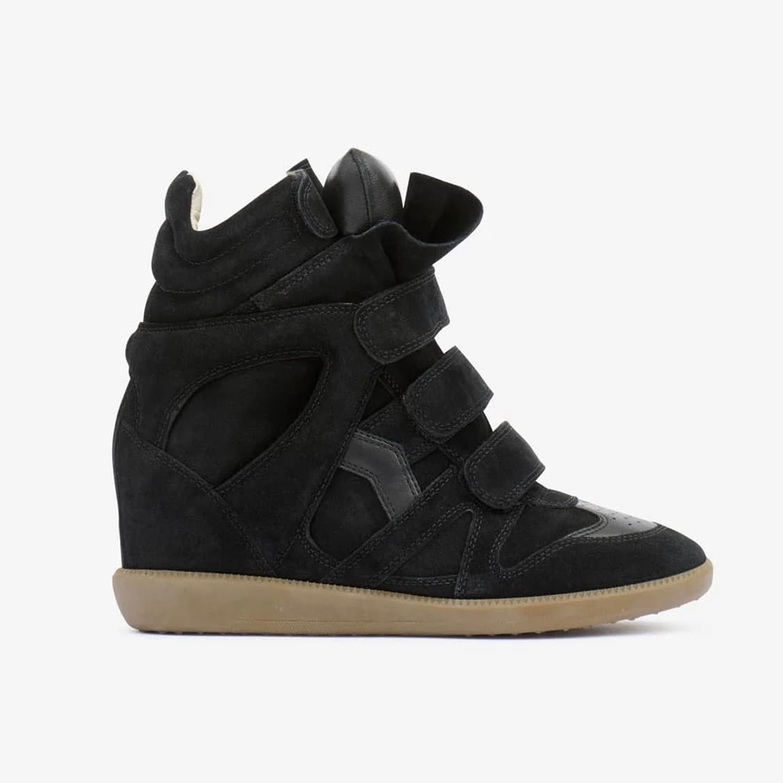 [36,37,38,39]이자벨마랑 베켓 웨지 스니커즈/블랙 상품이미지1