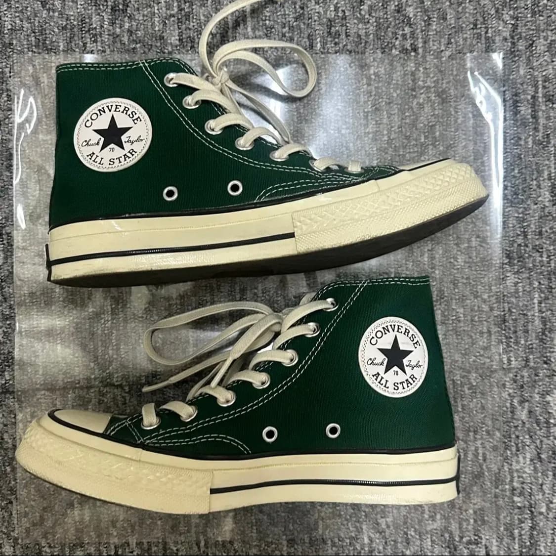 컨버스 하이 척테일러 235사이즈 그린 상품이미지3