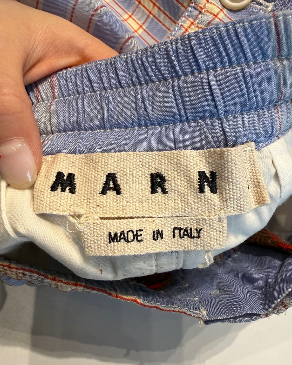 마르니 블루 릴랙스 하프 팬츠  상품이미지8