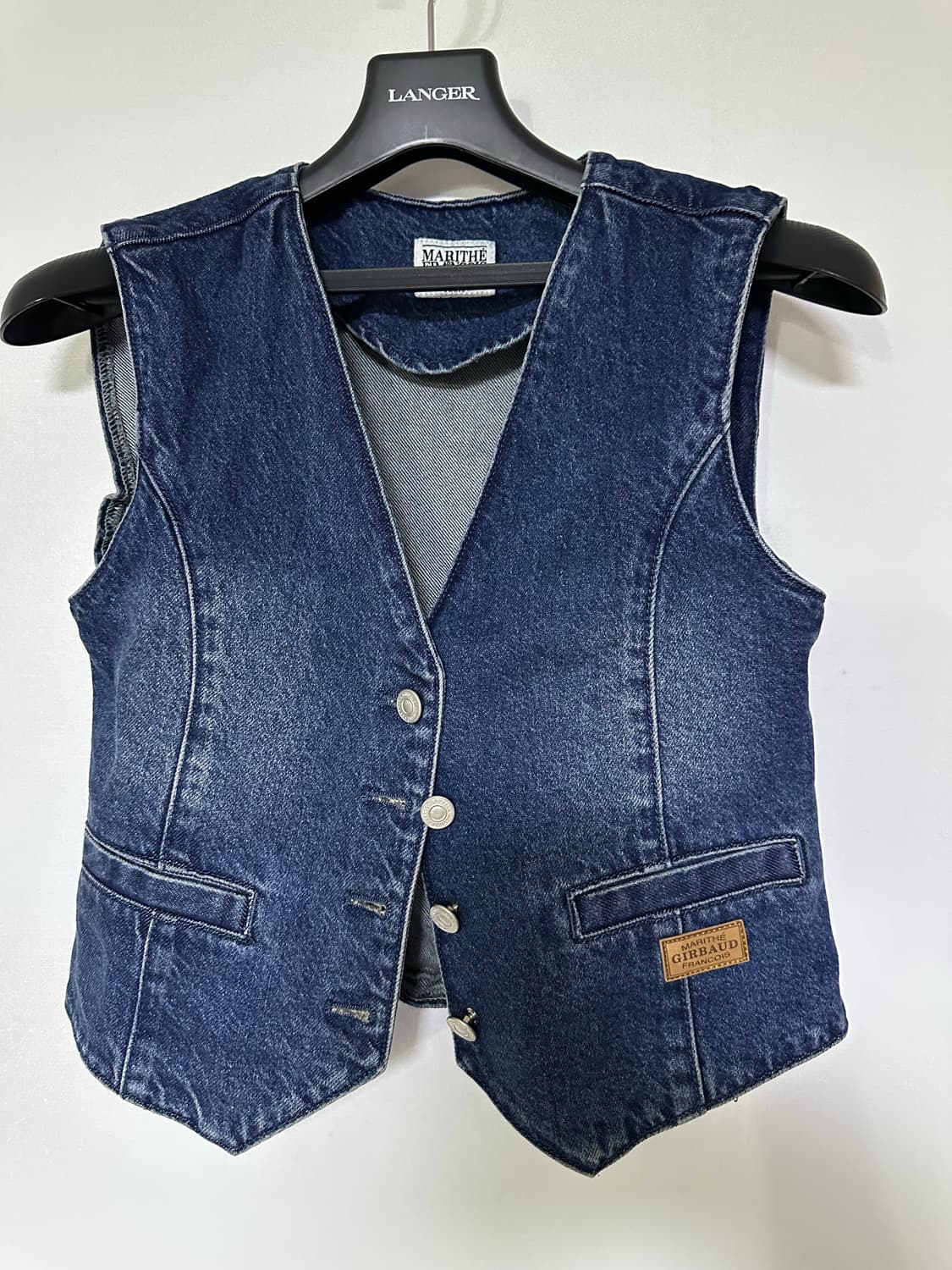 마리떼 프랑소와 저버 데님 조끼 상품이미지1