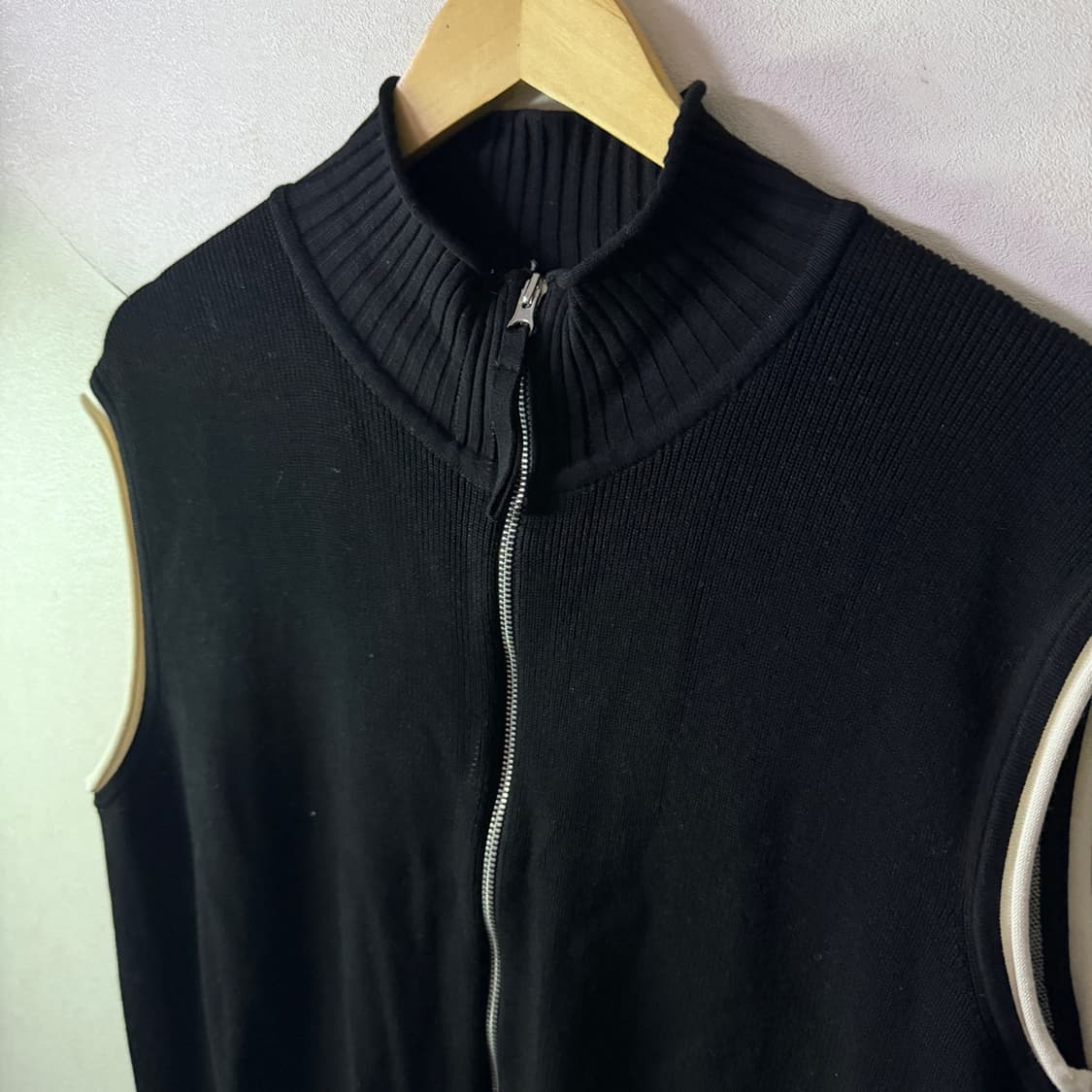 마뗑킴 니트 베스트 집업  L (여성 66정도) 상품이미지3