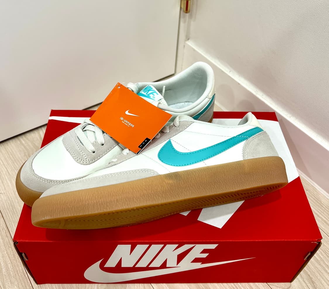 (250/US7)(새제품)나이키 운동화 스니커즈 킬샷 레더 티파니 블루 상품이미지1