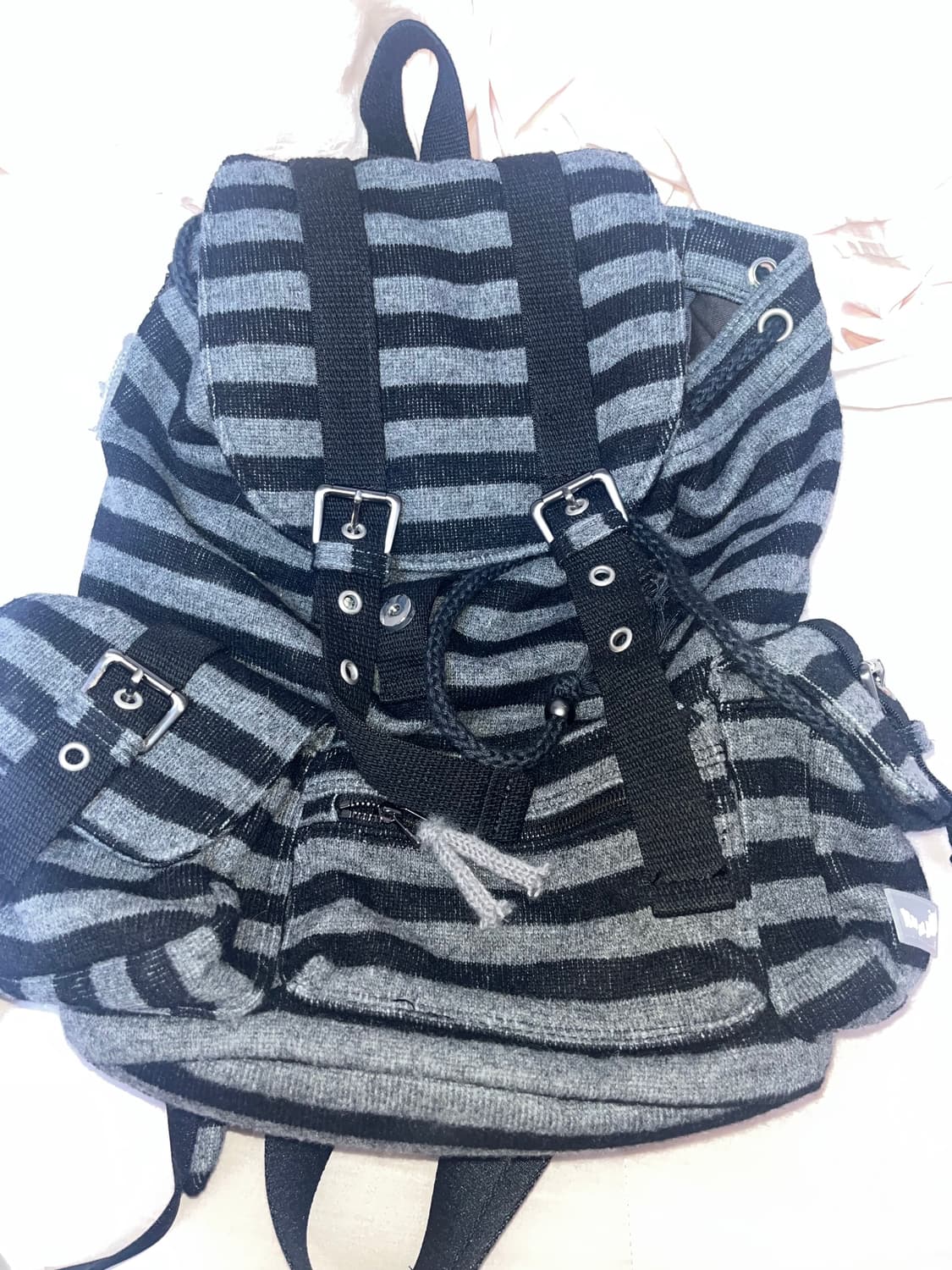 탠스댄스 파히섬 스트라이프 백팩 상품이미지2