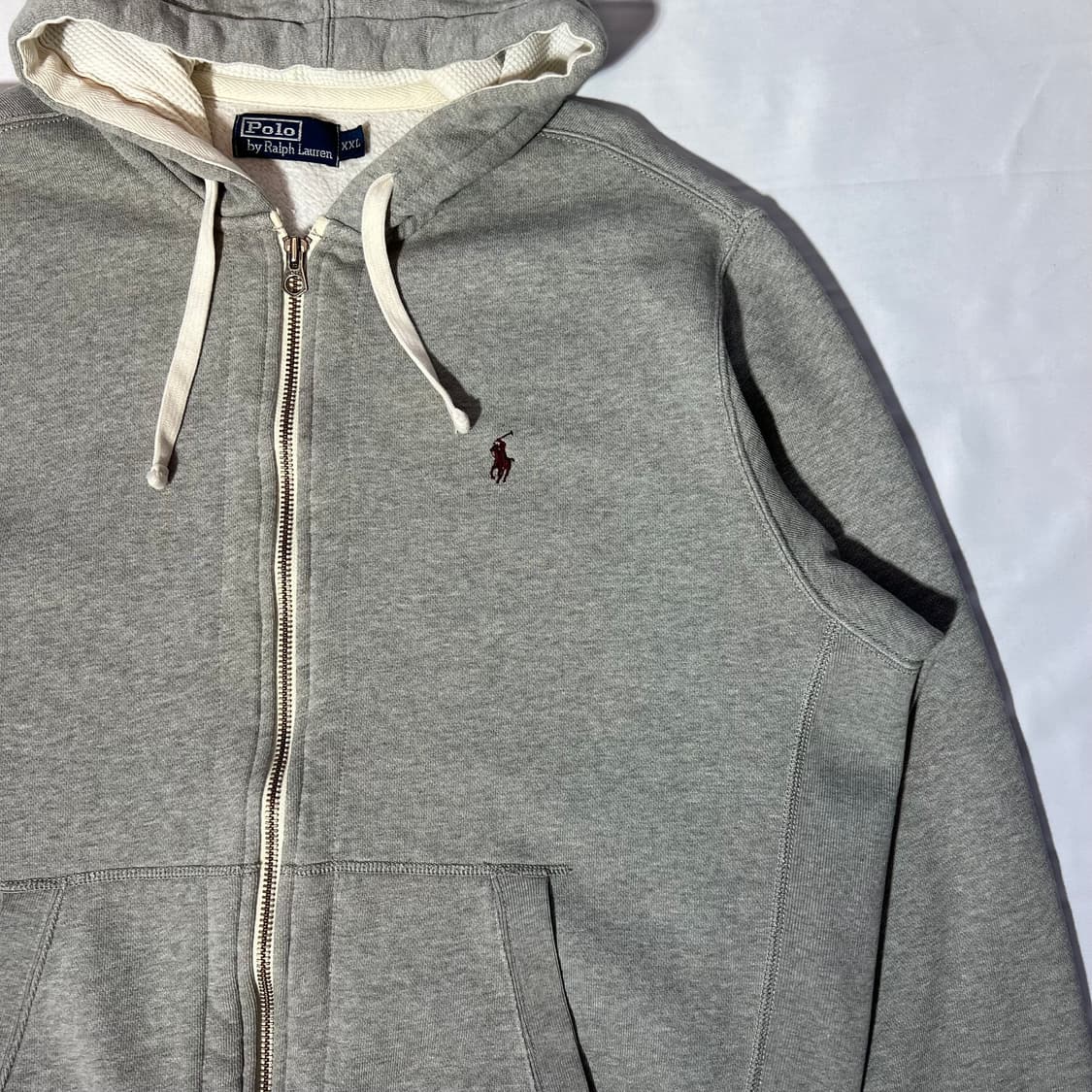 [2XL]폴로 랄프로렌 그레이 후드집업 상품이미지3