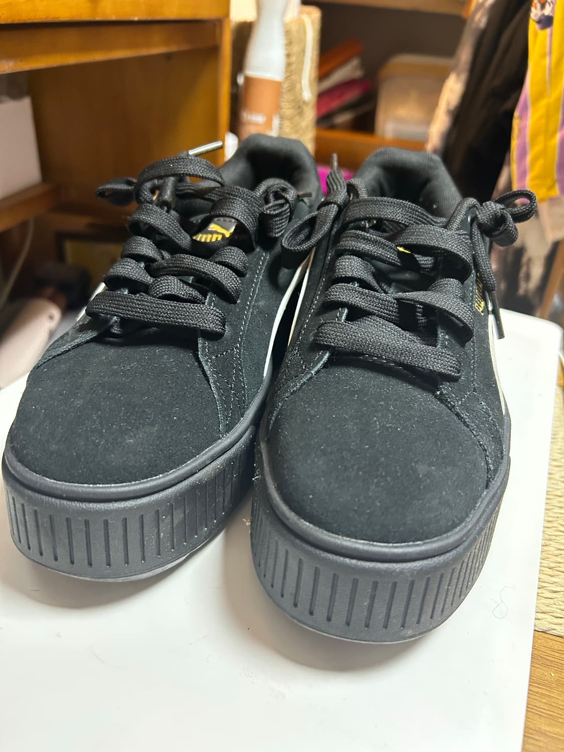 푸마 스웨이드 코트 플랫폼 스니커즈 (245) 상품이미지4