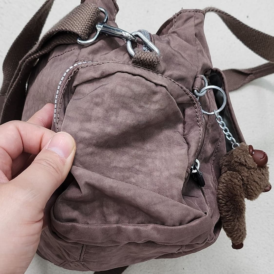 KIPLING 브라운 숄더+크로스백 상품이미지5