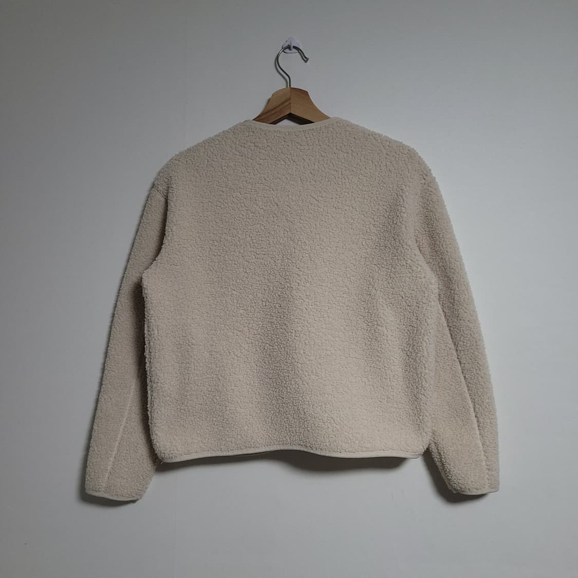 (85) TOPTEN 탑텐 아이보리 뽀글이 양털 자켓 가디건 상품이미지4