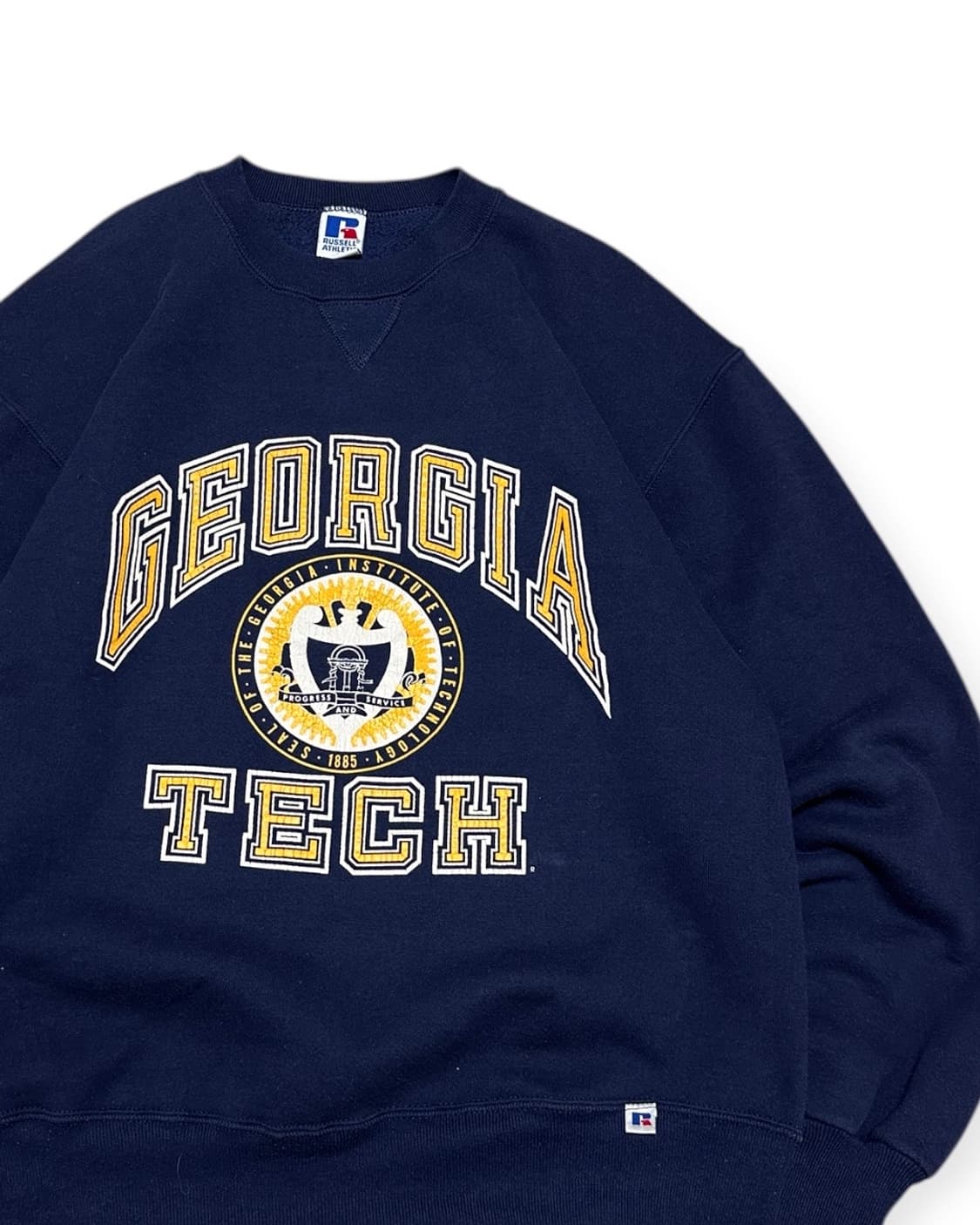 러셀 애슬레틱 USA 네이비 맨투맨 상품이미지2