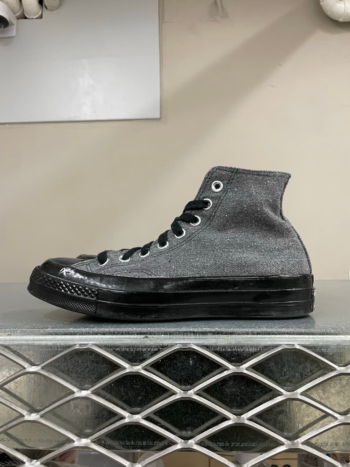 컨버스 척 70 하이 리뉴 코튼 블랙 250 상품이미지1