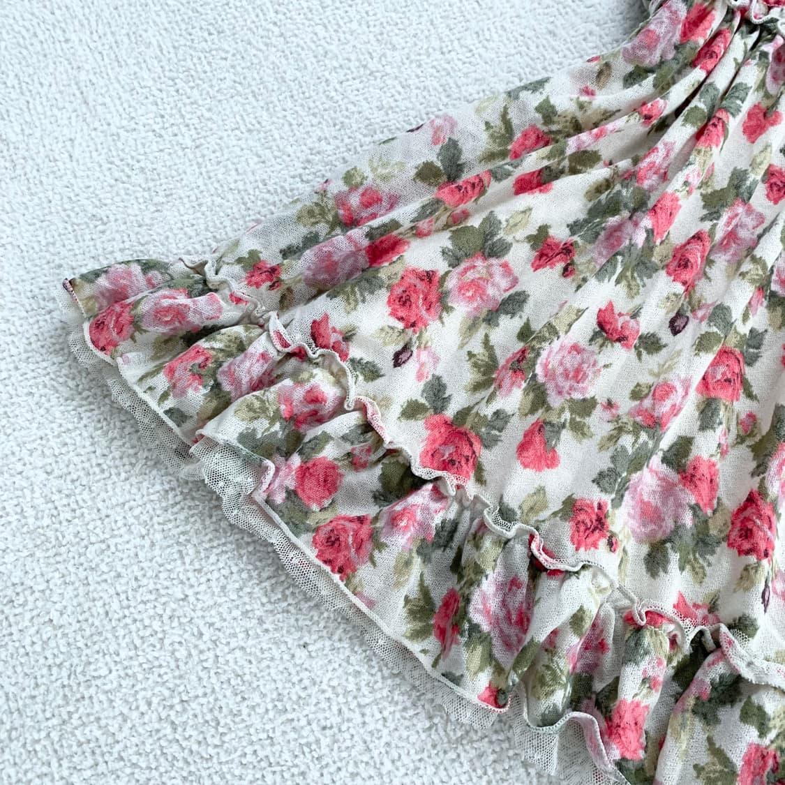 엑시즈팜 ♥ 히메카지 플로럴 미니 원피스 상품이미지3