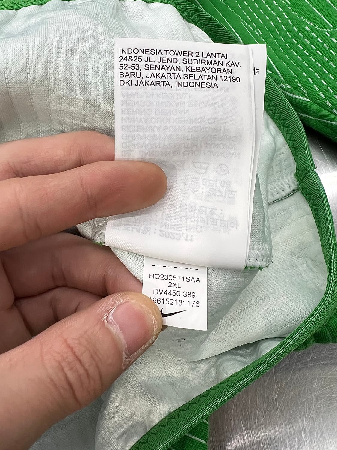 나이키 x 오프화이트 23fw 엔지니어드 후드 켈리 그린 상품이미지10