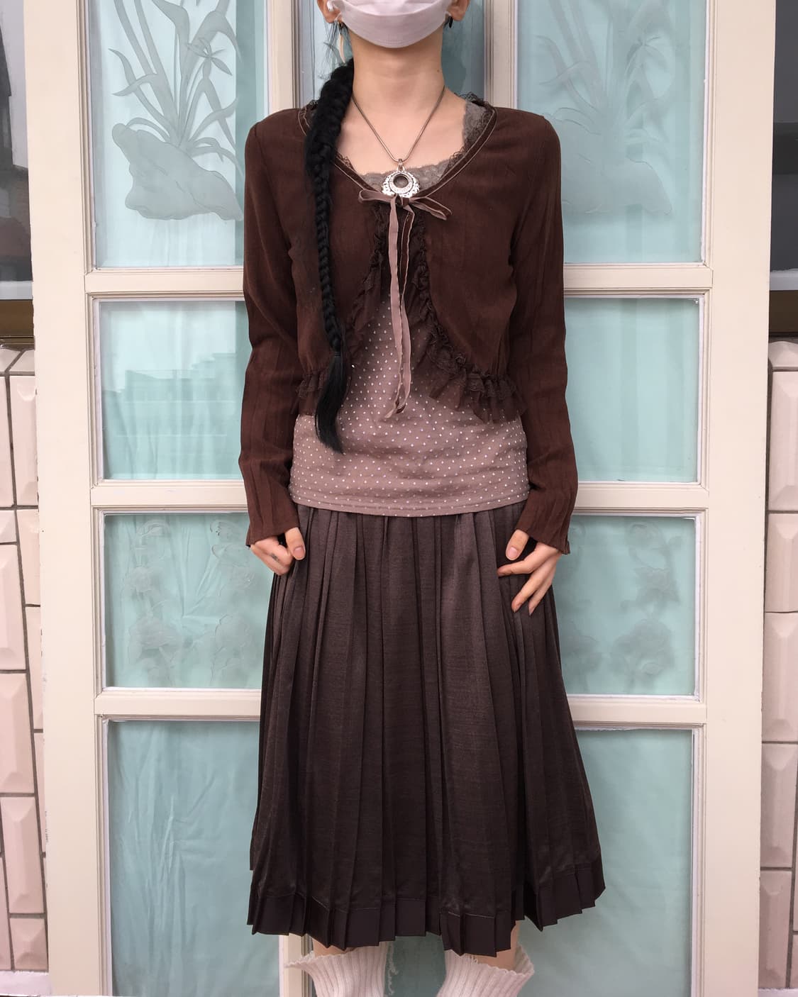 Frill point cardigan 상품이미지6