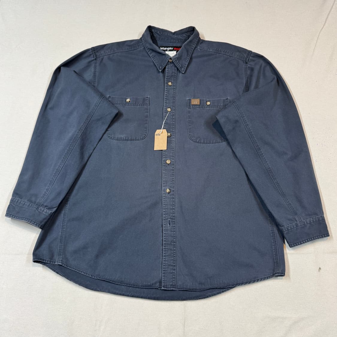 XXL) Wrangler 랭글러 투포켓 워크웨어 코튼 셔츠 W50 상품이미지1