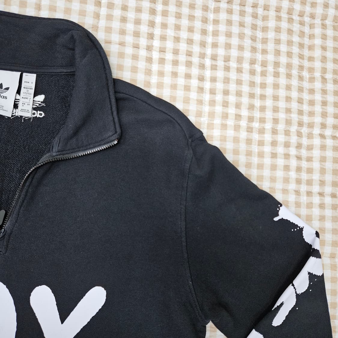 아디다스X앙드레사라이바 반지업 맨투맨 남자100 상품이미지4