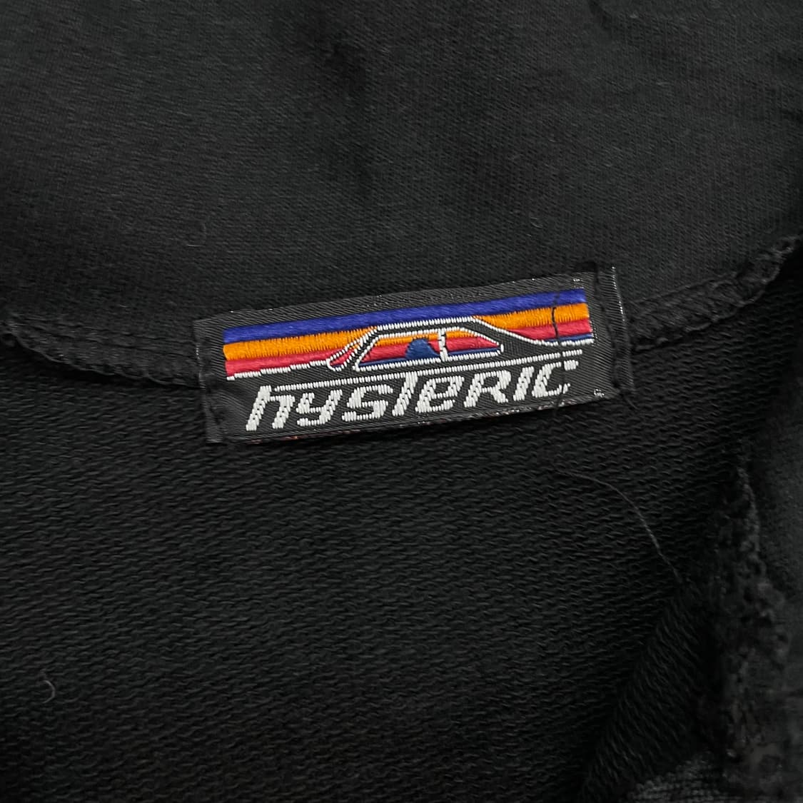 히스테릭글래머 빅 프린팅 스웻 집업 자켓 블랙 상품이미지6