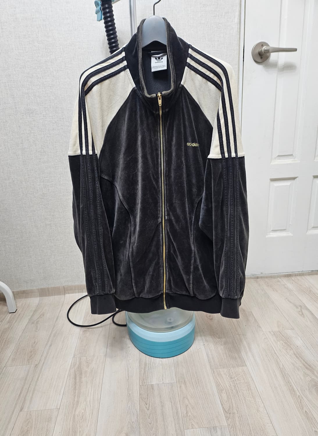 (115)3XL☆우주매물☆ 아디다스 베켄바우어 라글란 벨루어 트랙탑져지 상품이미지1