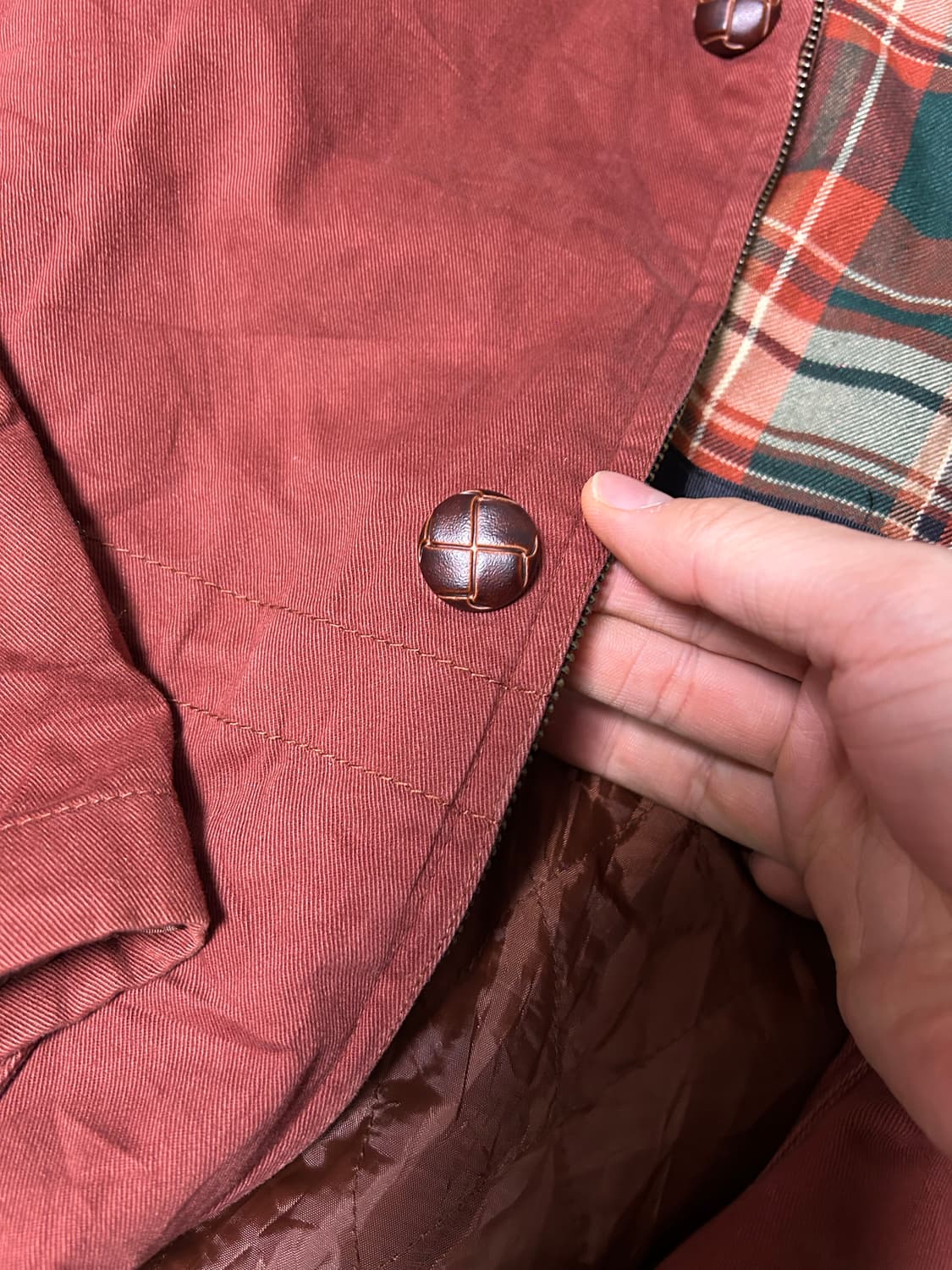 일본판 버건디 헌팅자켓 사이즈 105~110 상품이미지5