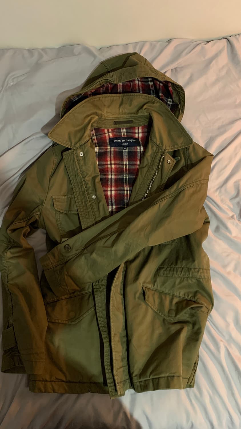 꼼데가르송 옴므 밀리터리 파카 야상 상품이미지3