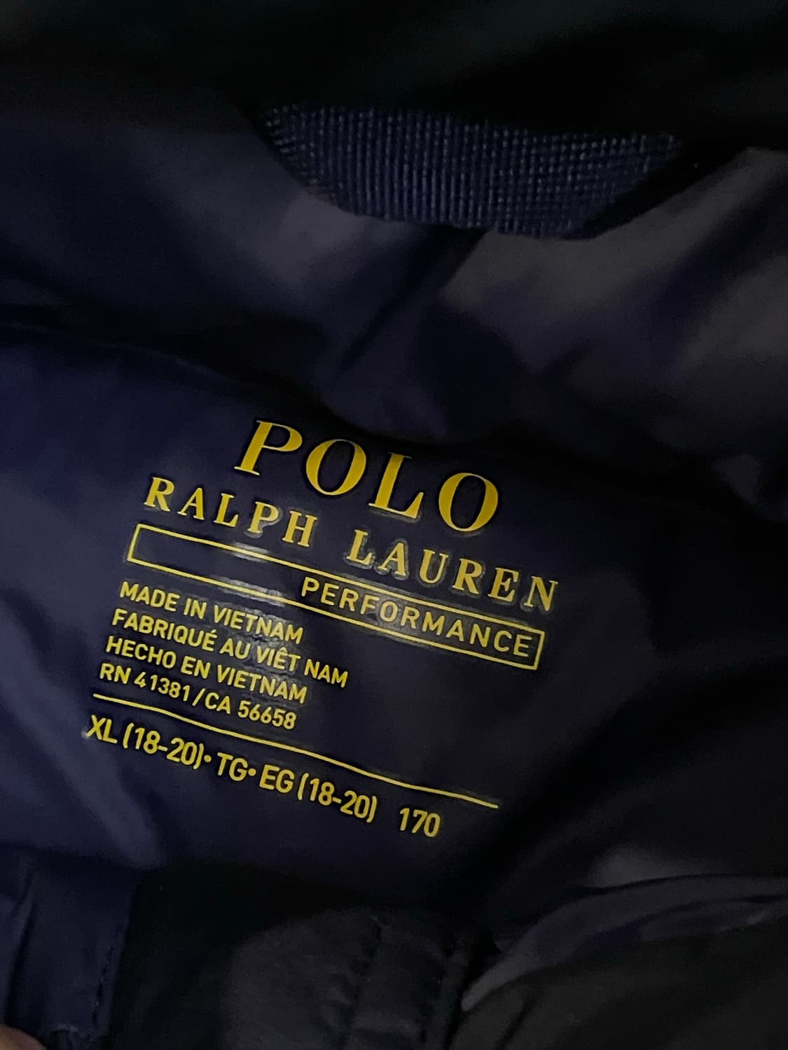 (모자탈착) 폴로 랄프로렌 네이비 눕시 숏패딩 상품이미지6