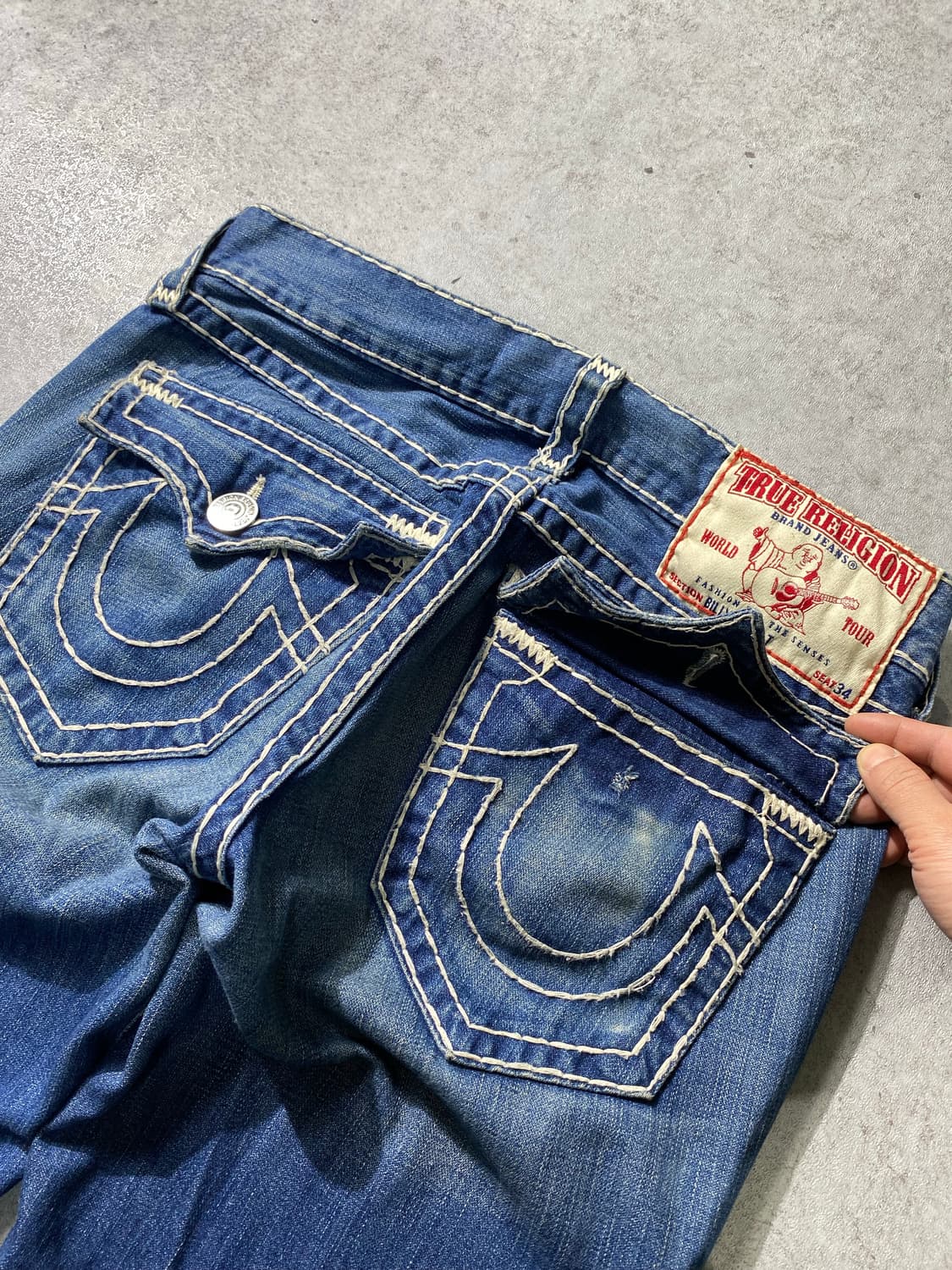 [34] True Religion 트루릴리전 부츠컷 데님팬츠 상품이미지3