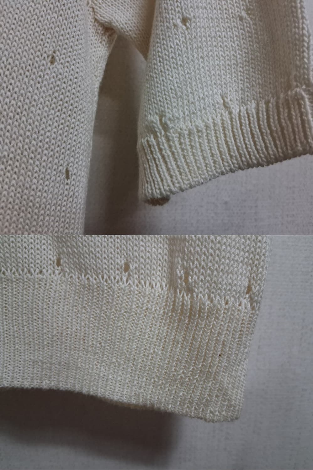 일본빈티지수입 handknit 폼폼 핸드니트 뜨게 크로셰 니트 새옷55
 상품이미지6