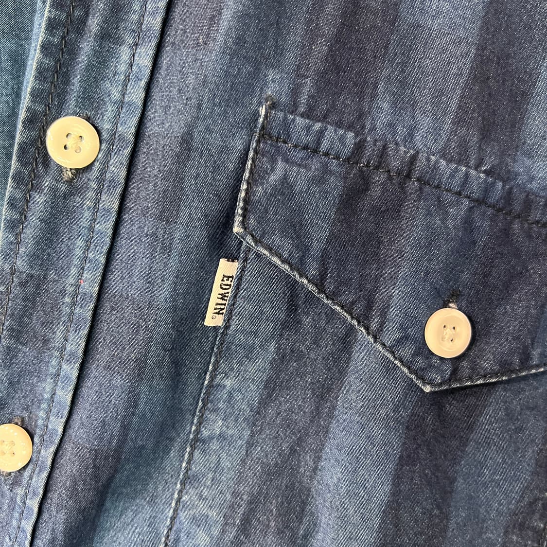 [M] EDWIN 에드윈 타탄체크 셔츠 남방 상품이미지4