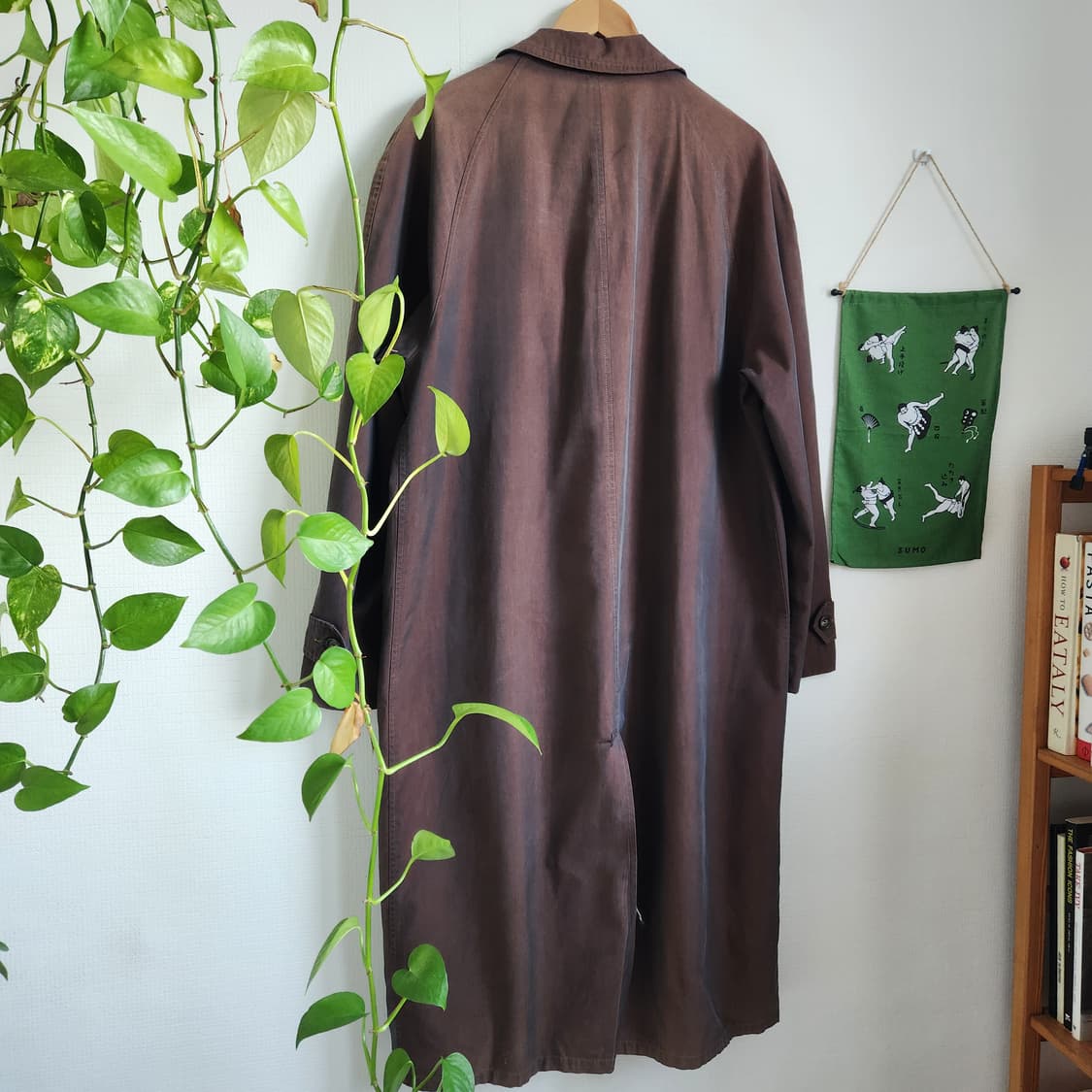 60's 솔라로 코튼 싱글 래글런 코트 상품이미지7