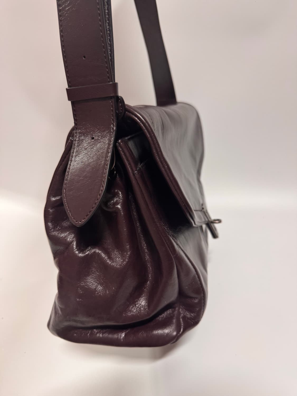 분크 오캄 두 숄더백 라지 버건디 상품이미지7