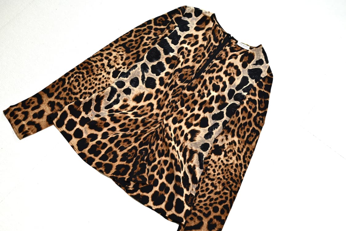Saint Laurent 17SS leopard silk top 상품이미지1