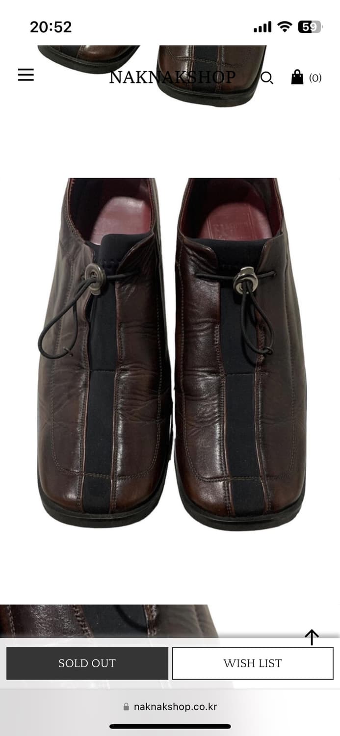 빈티지 스퀘어토 슈즈 상품이미지3