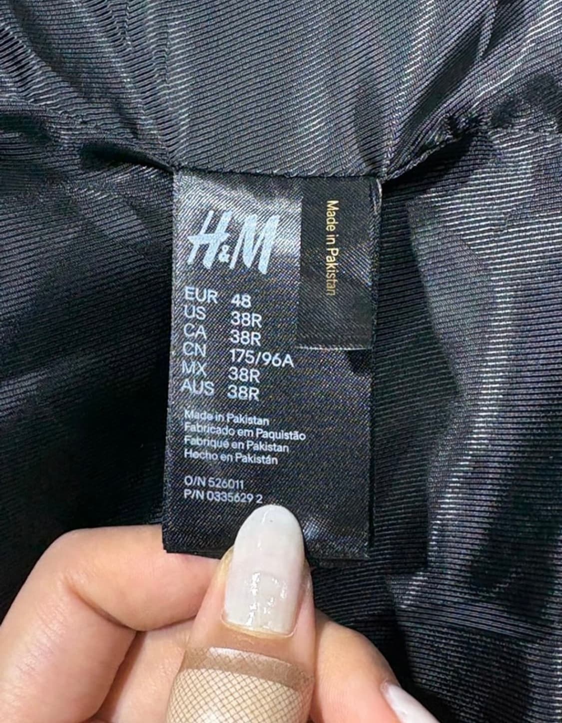 15FW Balmain X H&M biker jacket 상품이미지7