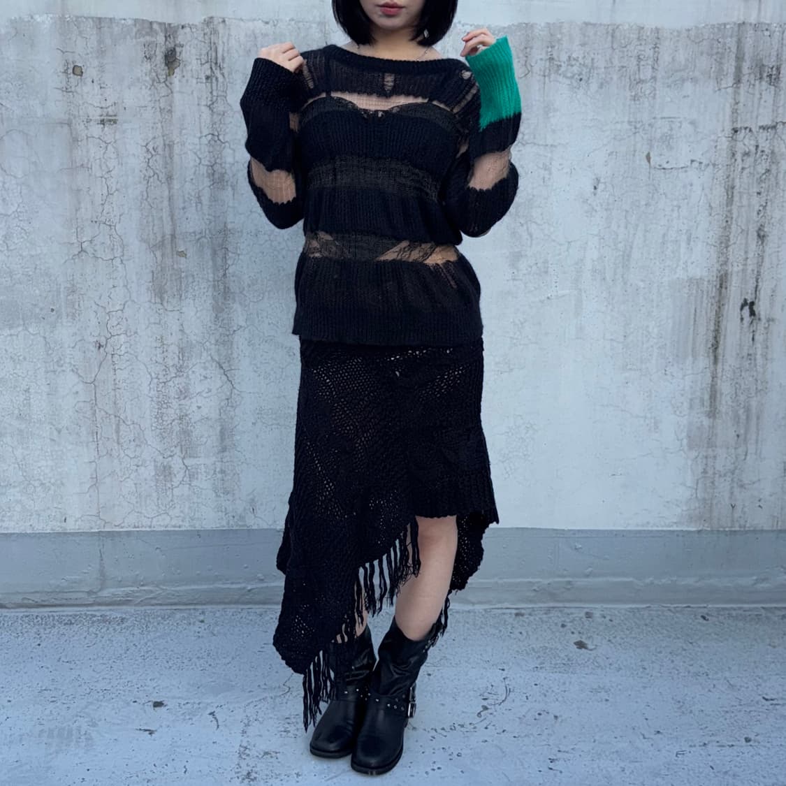 DIESEL Mesh Mix Hole Knit 상품이미지3