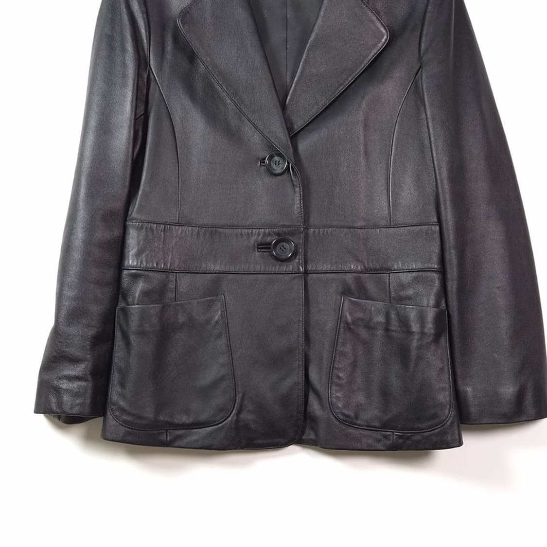 샐리앤존 리얼 램스킨 블랙 가죽 자켓 66 상품이미지4