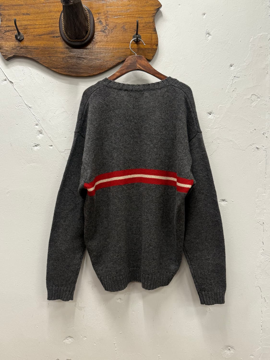 L) Eddie Bauer Wool V-Neck Sweater 상품이미지5