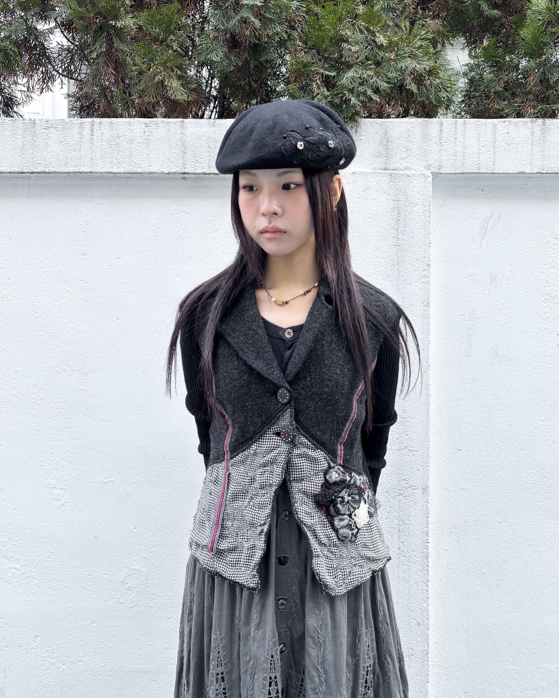 빈티지 울 베레모 상품이미지2