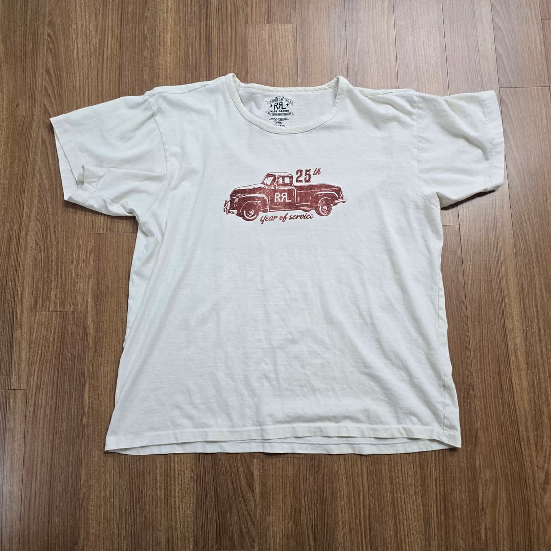 (2XL) 더블알엘 RRL 25주년 트럭저지 반팔 티셔츠 상품이미지1