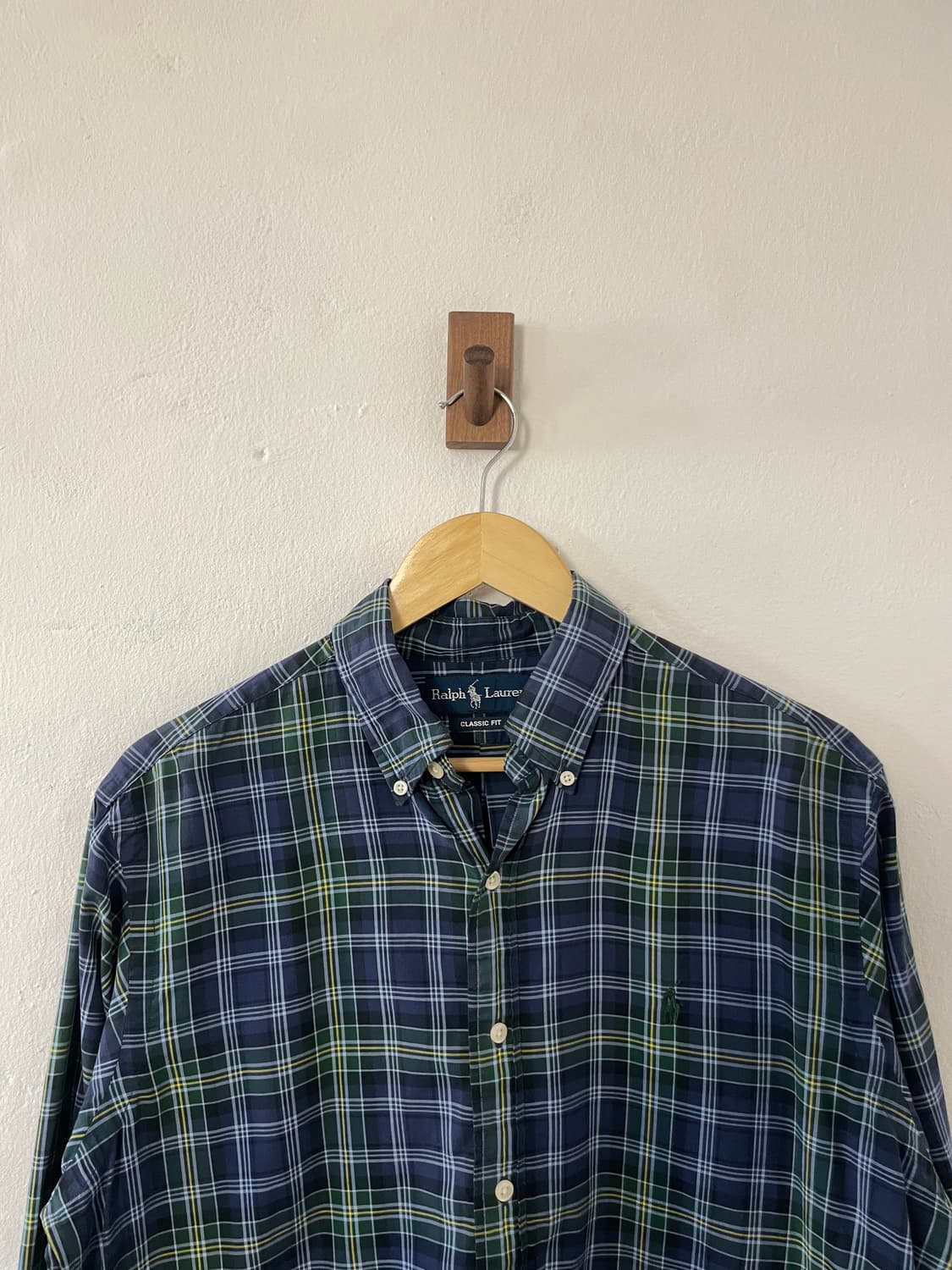 폴로 클래식핏 체크 셔츠  상품이미지2