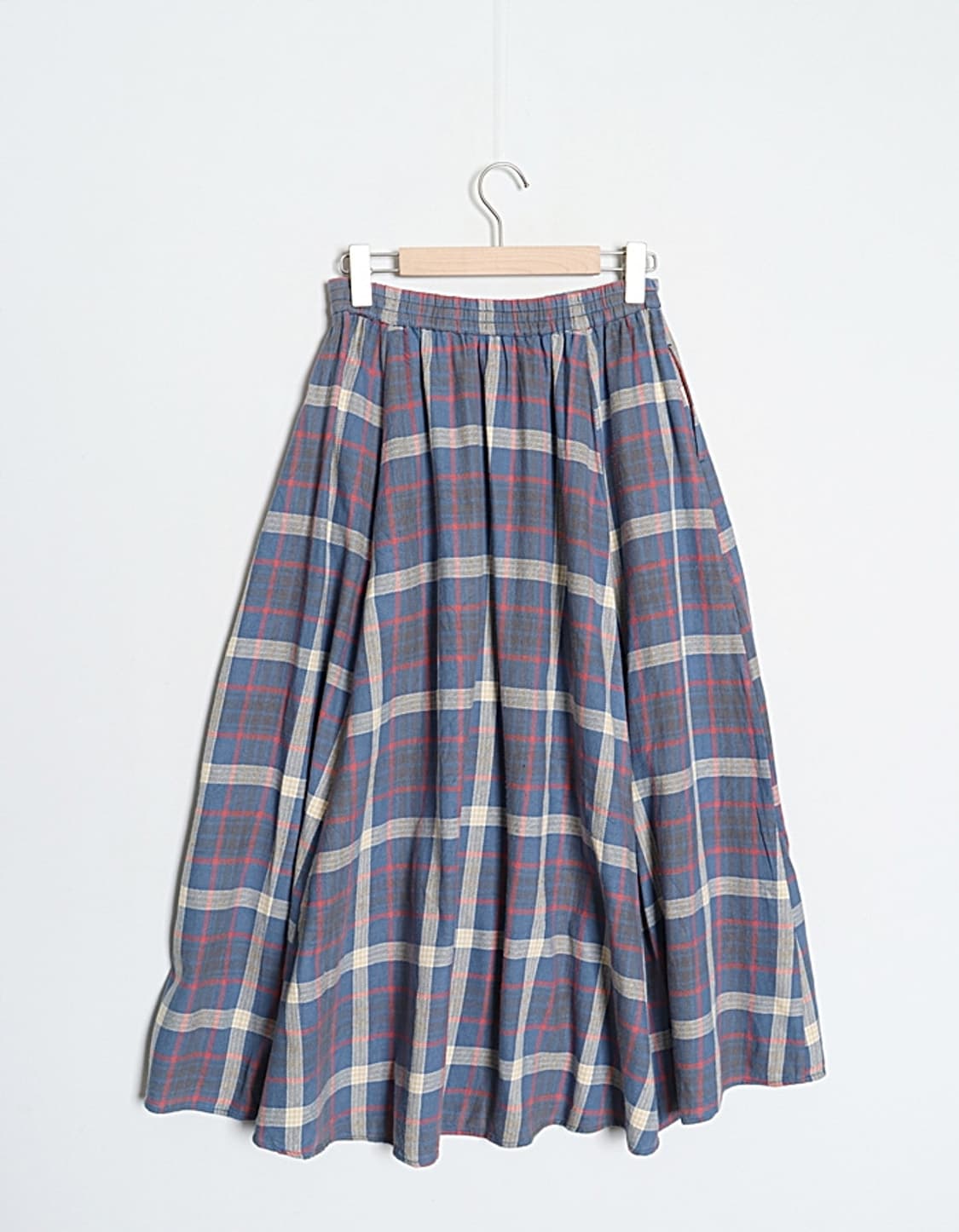 Rodeo Crowns Flannel Flared Skirt  상품이미지1