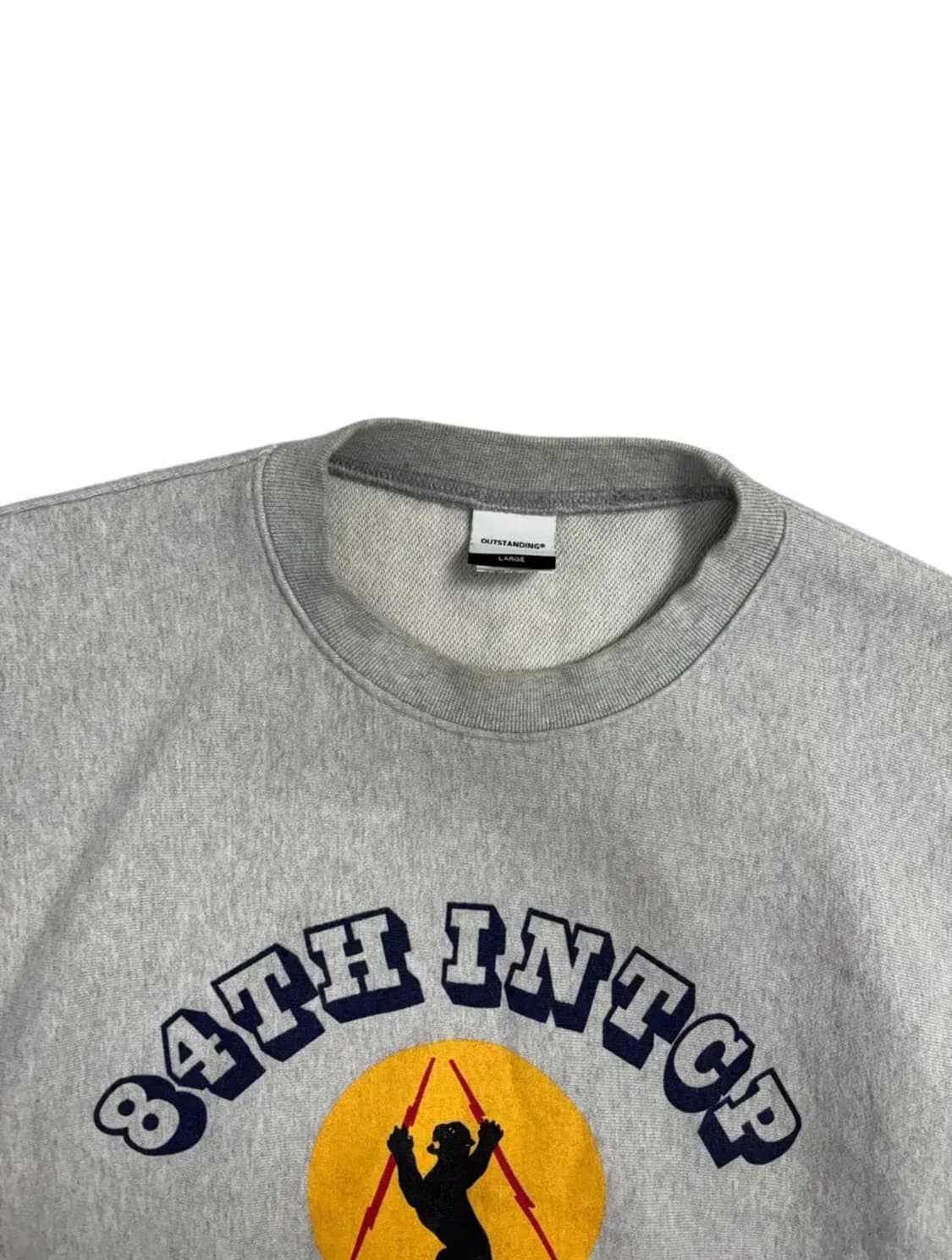 아웃스탠딩 맨투맨 그레이 L 상품이미지3