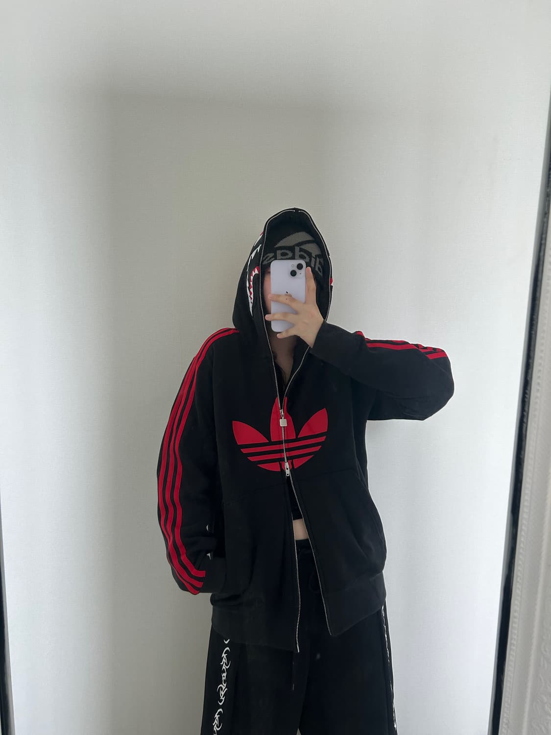 새상품 Adidas X bape 아디다스 베이프 얼티밋 샤크 후드 XL 상품이미지3