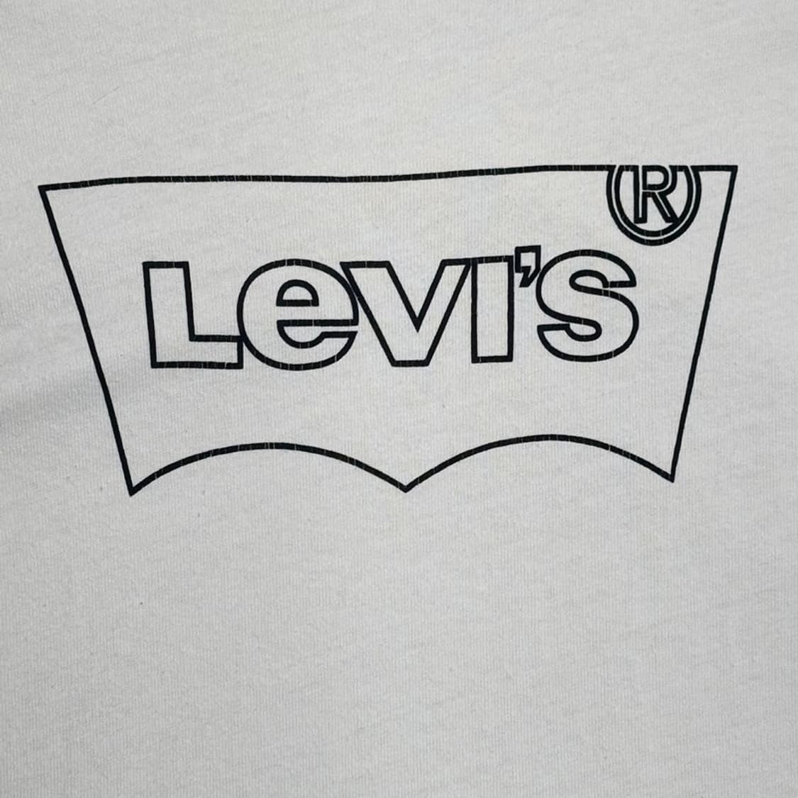 LEVI'S 그래픽 로고 반팔티 화이트 L 상품이미지2