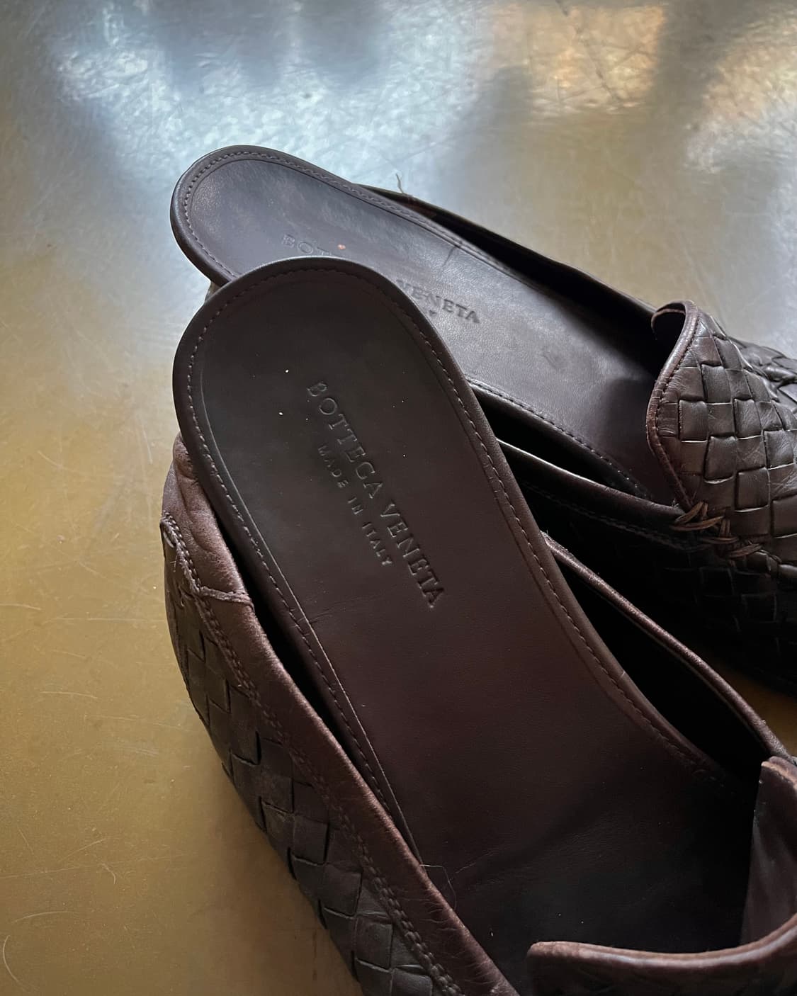 Old Bottega Veneta Brown Leather Loafer 상품이미지9