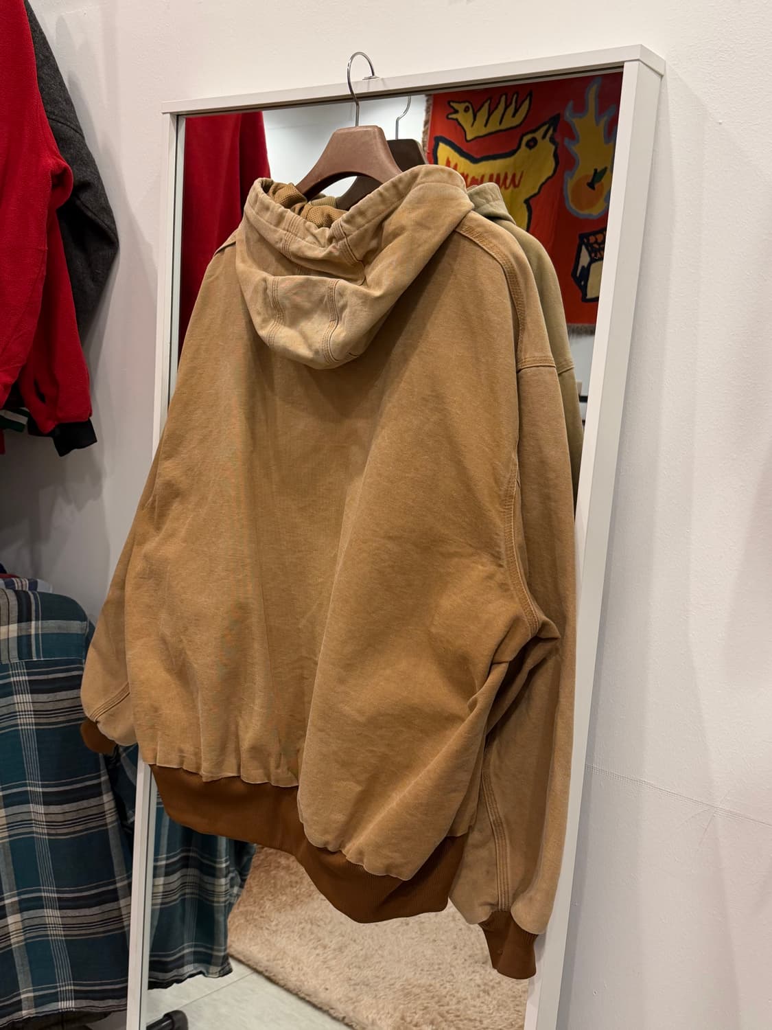 00s Carhartt 칼하트 덕 액티브 써멀 후드 워크 자켓 상품이미지5