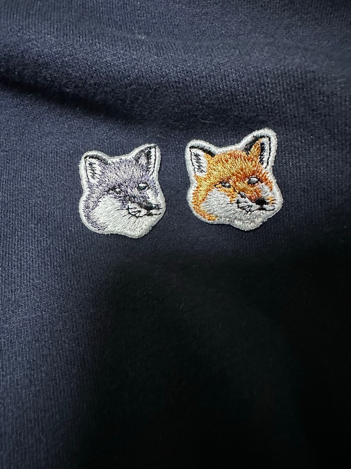 메종키츠네 더블 폭스 패치 맨투맨 상품이미지4