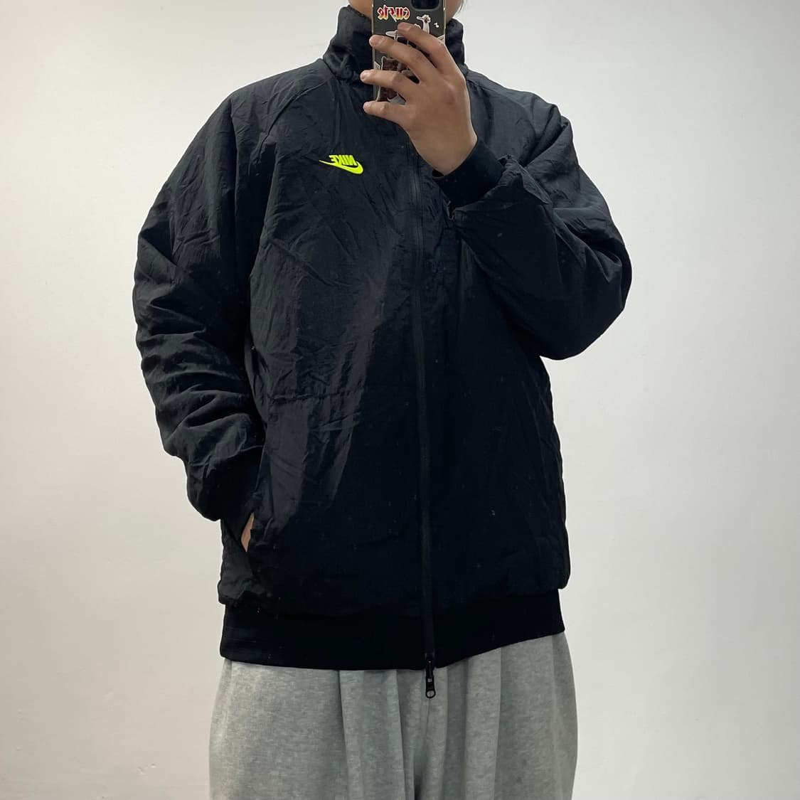 나이키 리버시블 빅 스우시 네온 후리스 자켓 상품이미지2