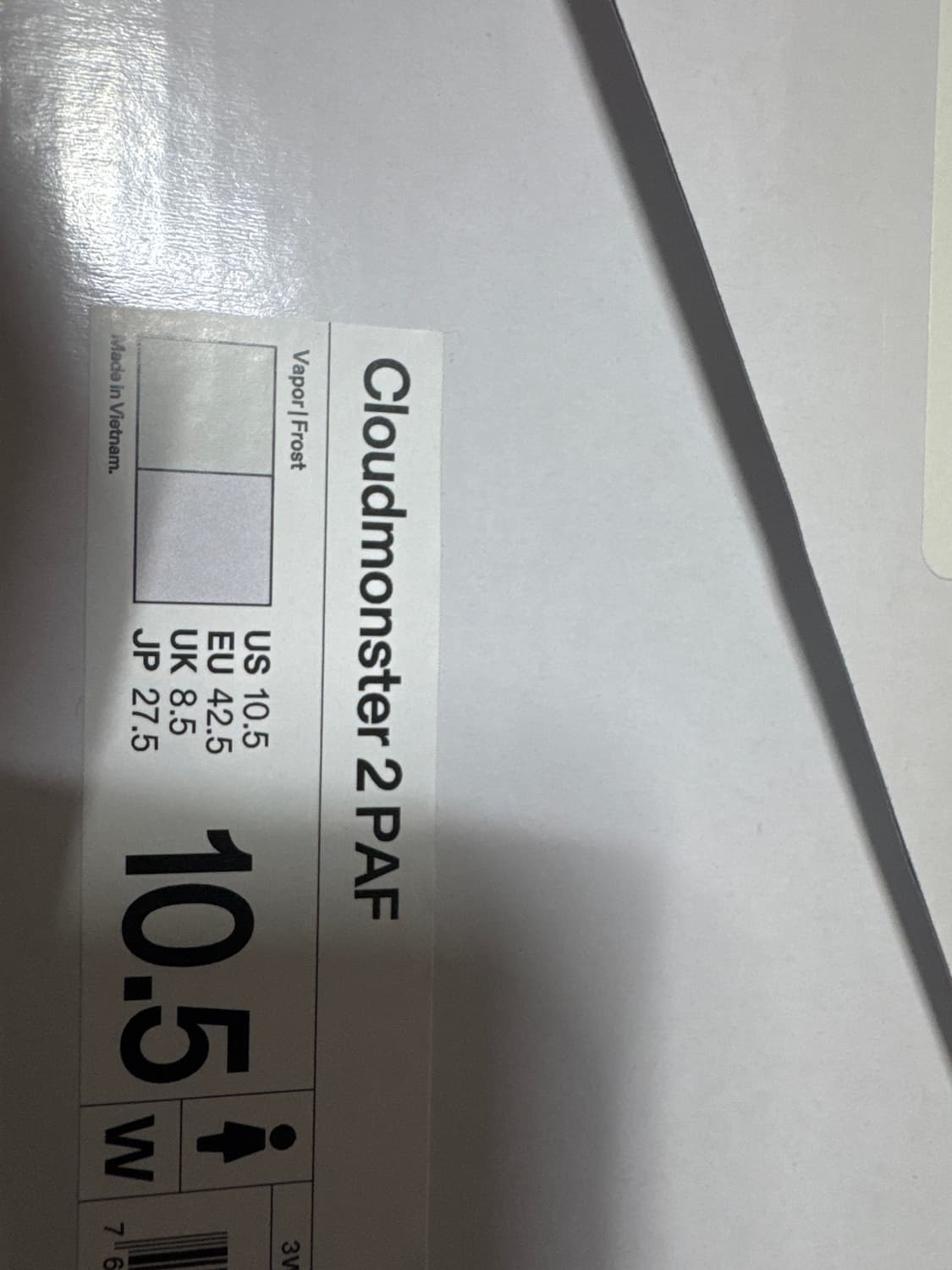 파프온 클라우드몬스터 우먼스275 새상품 상품이미지1