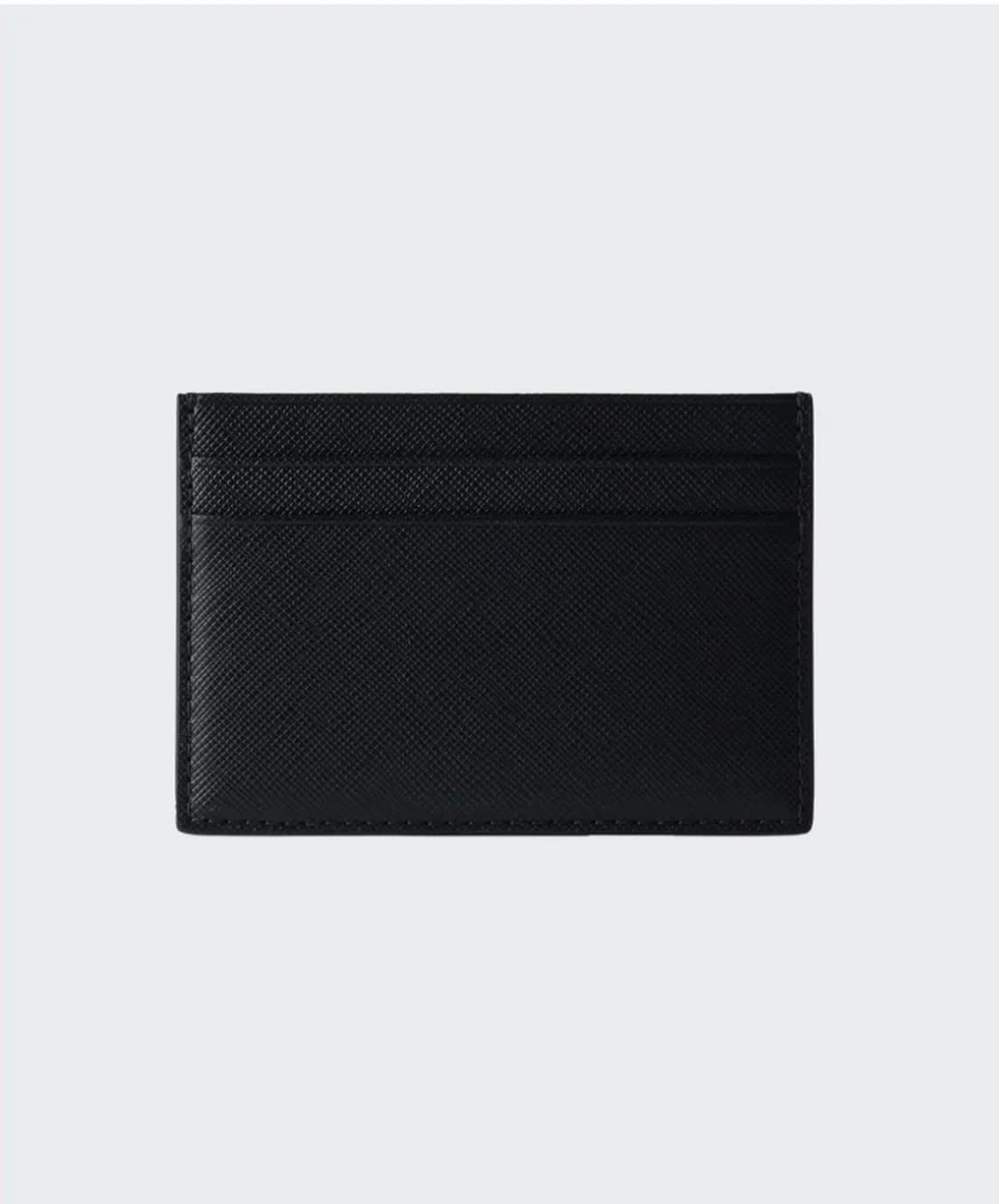 무신사 스탠다드 레더 카드 지갑 - 블랙 상품이미지1