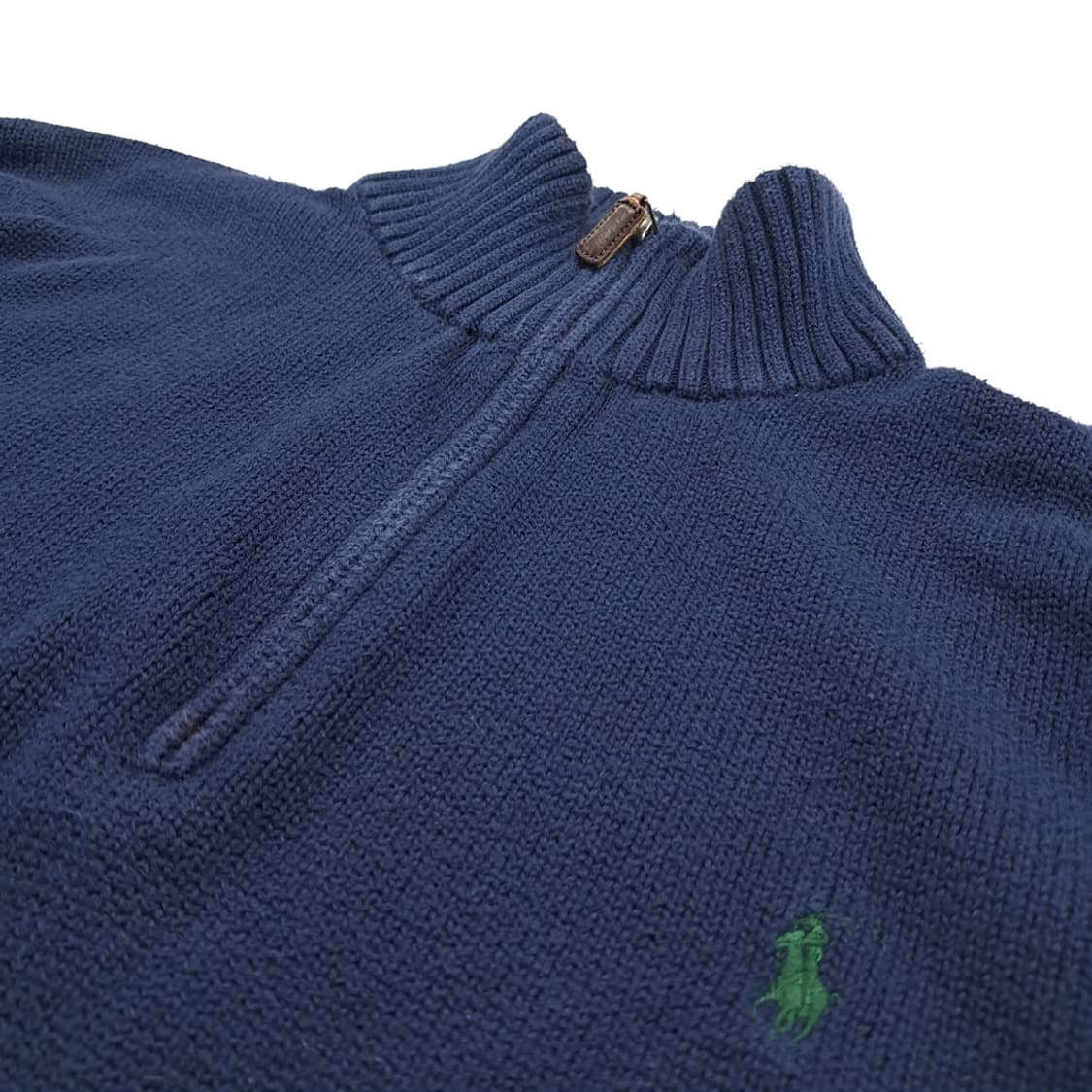 CN837 XL 폴로 랄프로렌 네이비 하프집업 긴팔 니트 스웨터 상품이미지5