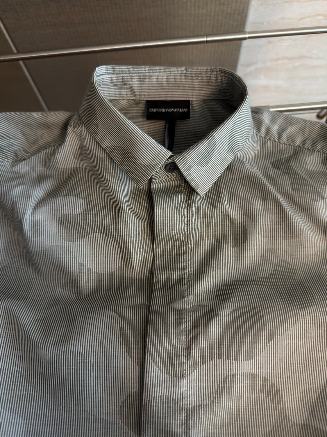 아르마니 스트라이프 셔츠 M 상품이미지1